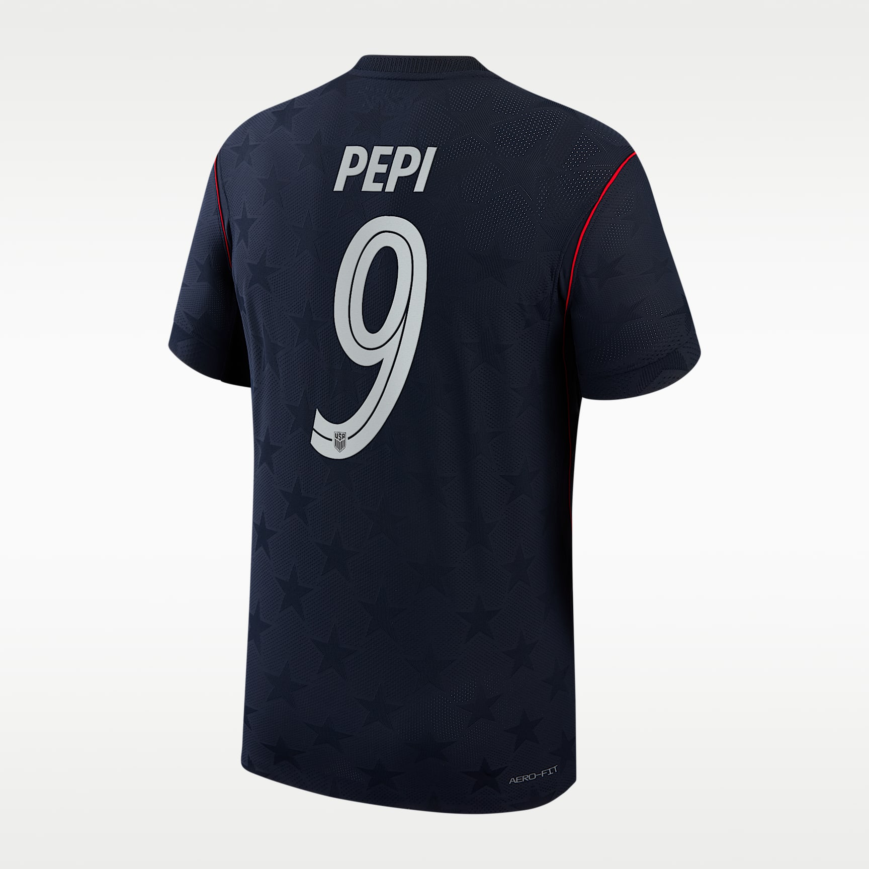 Ricardo Pepi USMNT 2026 Match Away Men's Nike Aero-FIT Soccer